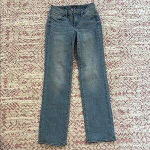 NYDJ Blue Straight Leg Jeans